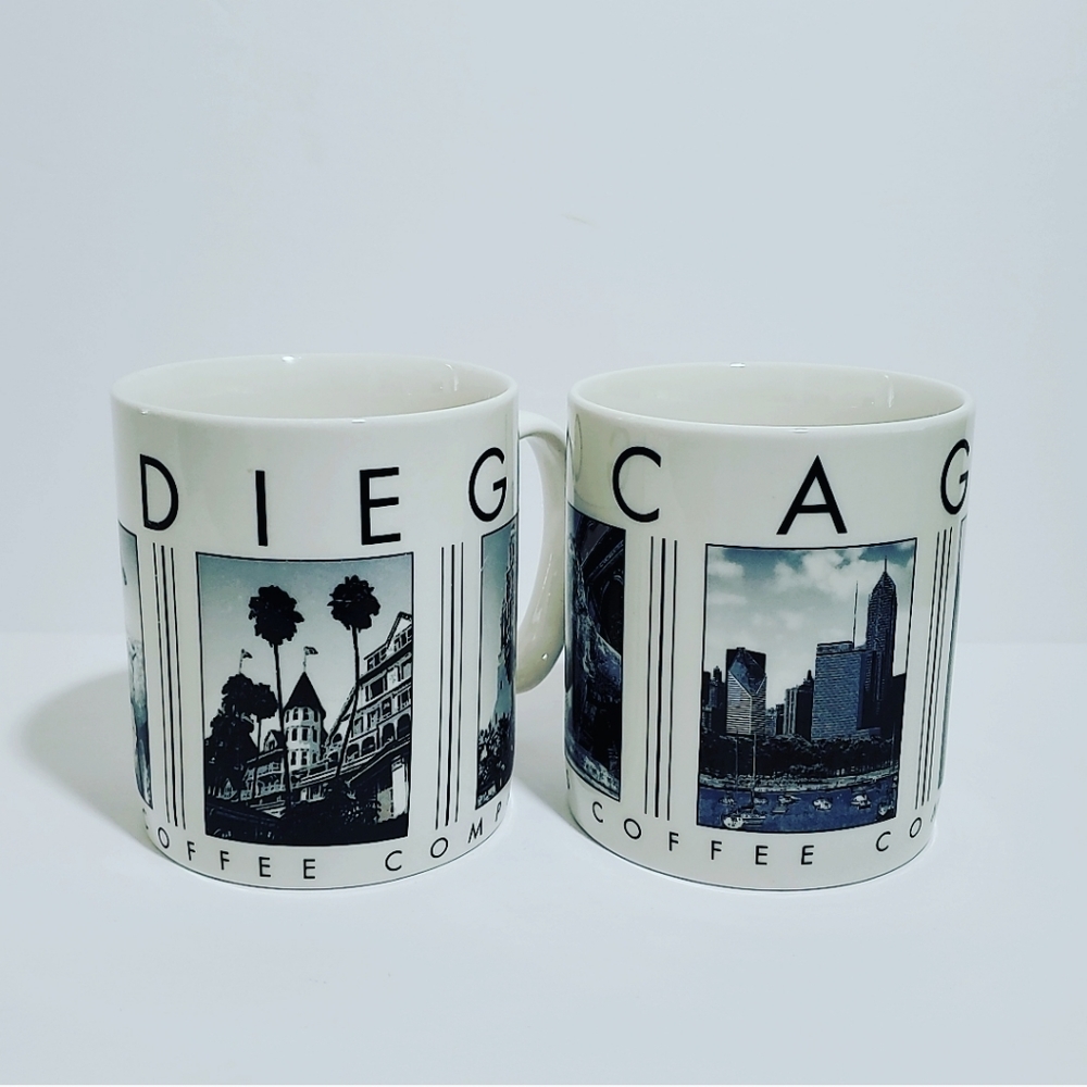 Starbucks City Scenes Mug set of 2